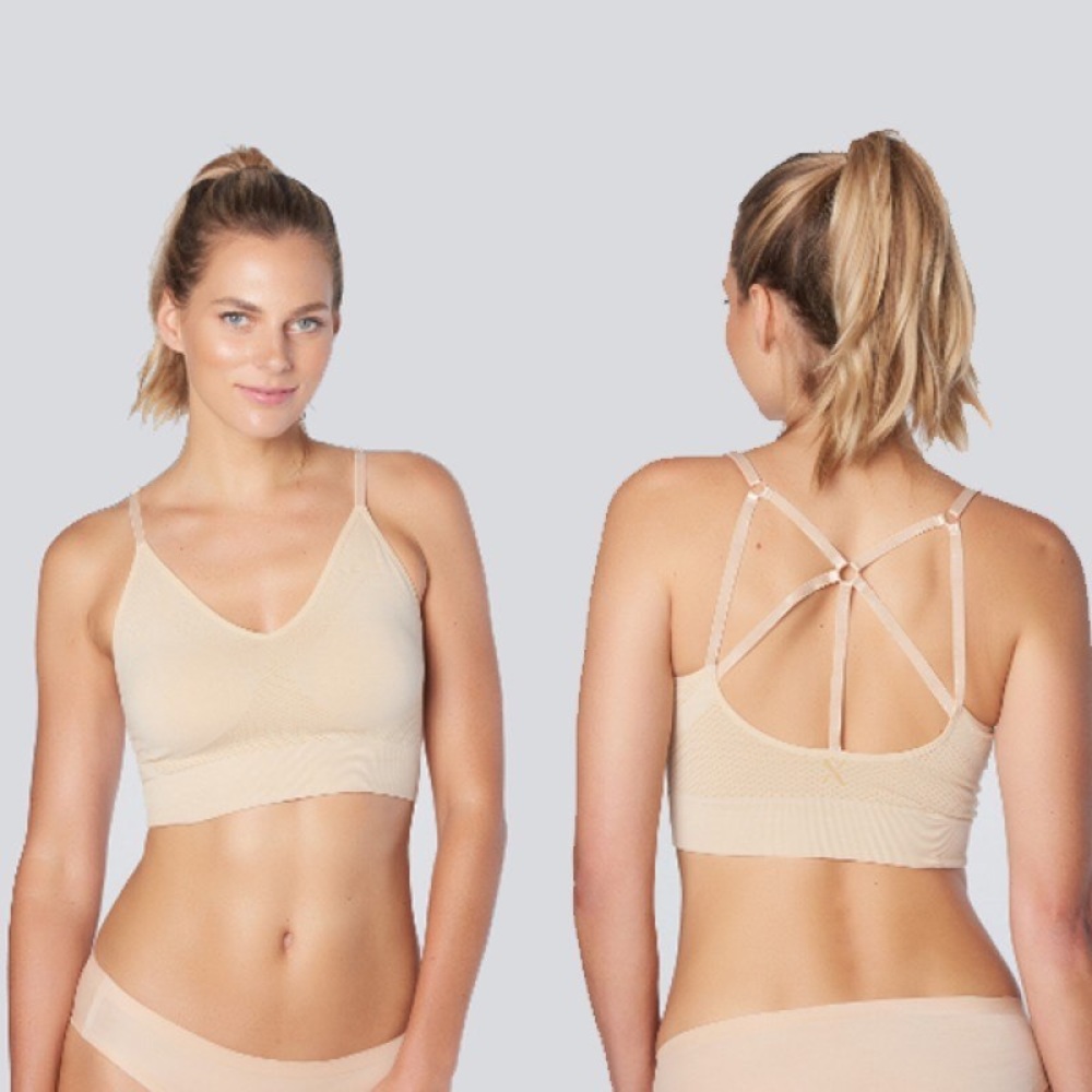 Knix Longevity Bra Seamless Beige Nude
